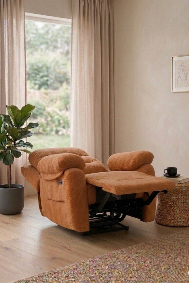 Lusso Comfort Elektrik Mekanizmalı Tv Baba Koltuğu Sallanır
